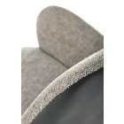 K494 szék, szürke-fekete