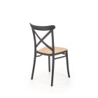 K512 szék, fekete-barna