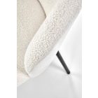 K518 étkezőszék, krém-fekete