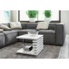 Kyoto 2 Dohányzóasztal, Magasfényű fehér 