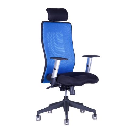 OFFICEPRO CALYPSO GRAND SP1 Irodai forgószék fejtámlával, 14A11,kék 