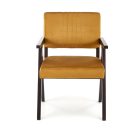 MEMORY szék, ébenfa-mustár