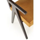 MEMORY szék, ébenfa-mustár