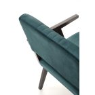 MEMORY szék, ébenfa-sötétzöld