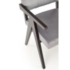 MEMORY szék, ébenfa-szürke