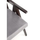 MEMORY szék, ébenfa-szürke