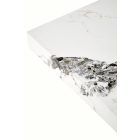 MONOLIT dohányzóasztal, fehér