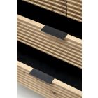 MURANO S-1 Gardróbszekrény, Kézműves Tölgy-Fekete