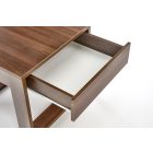 NEA SQUARE dohányzóasztal, sötét dió