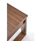 NEA SQUARE dohányzóasztal, sötét dió