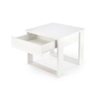 NEA SQUARE dohányzóasztal, fehér