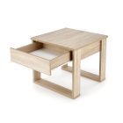 NEA SQUARE dohányzóasztal, sonoma tölgy