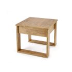 NEA SQUARE dohányzóasztal, wotan tölgy