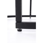 Oreo Dohányzóasztal készlet, Dió-Fekete