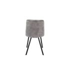 AS120 Étkezőszék - Világos Szürke Bársony MJ116-18 
