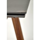 LOZANO Étkezőasztal, fekete márvány-dió,  bővíthető 