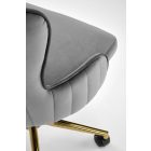 Timoteo forgószék, szürke bársony