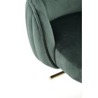 Timoteo forgószék, sötétzöld bársony