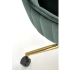 Timoteo forgószék, sötétzöld bársony