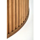 BRUNO kerek asztal, fehér márvány-dió