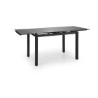 JASPER Étkezőasztal Szett, Fekete, Székekkel 