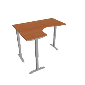   HOBIS MST 2 2005 P Ergo elektr. állítható asztal, 160x120 cm, jobb, standard állíthatóság 