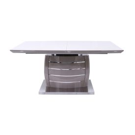 Triest Étkezőasztal, Magasfényű Szürke