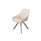 AS130 Forgó Étkezőszék - Latte Bársony G062-14 